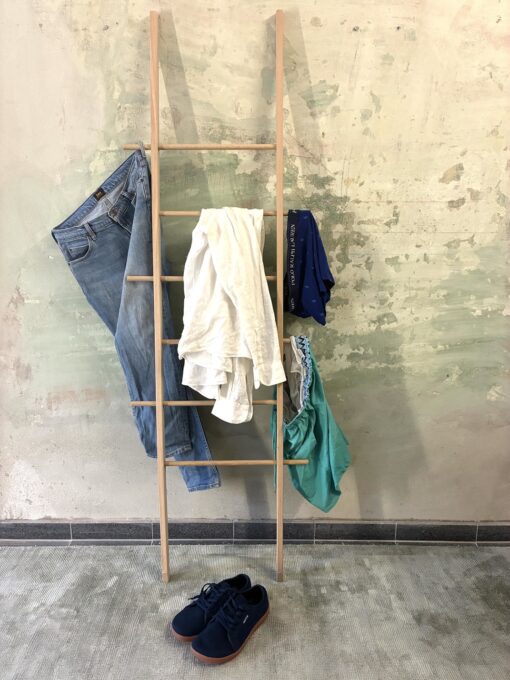 TB.7.3- Kleiderleiter aus Massivholz, Clothes Ladder, Handtuchleiter, Towel ladder "NEU August 2025"