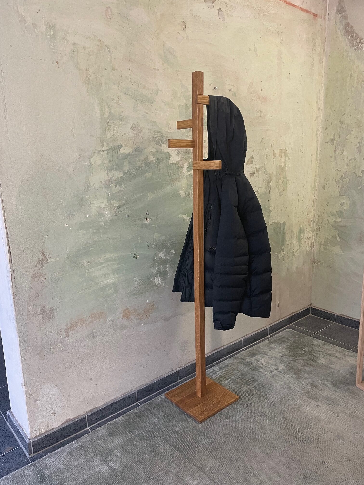 Oak Coat Stand